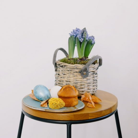 UPOUART 10 Pcs Colorful Oval Rattan Eggs for Home Decoration and Festive Atmosphere Enhancement