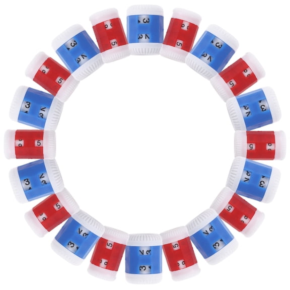 UPOUART 10Pcs Removable Stitch Markers and Manual Row Counter for Knitting Crochet Durable Lightweight Plastic