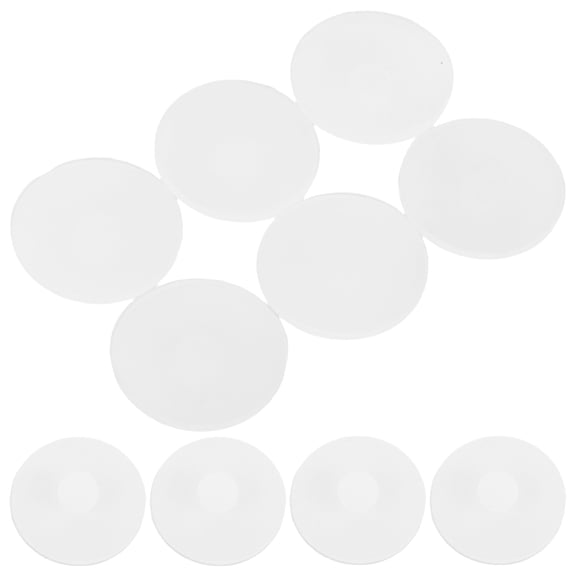 UPOUART 10Pcs Silicone Water Bottle Lid Plugs White Leakproof Replacement Caps for Belly Bottles and Water Cups