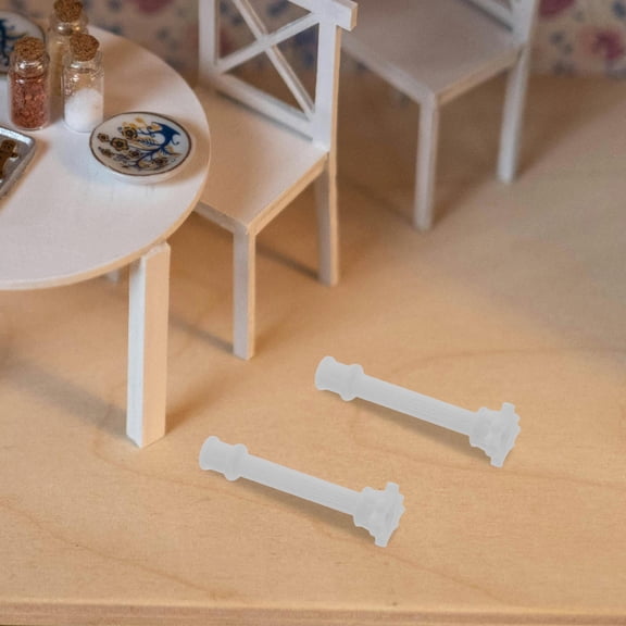 UPOUART 10Pcs White Plastic Roman Column Pillars for Elegant Wedding and Home Decor