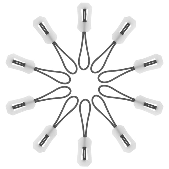 UPOUART Glow in The Dark Zipper Pulls 10Pcs Multi-Color Plastic for Easy Repair