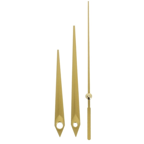 UPOUART 10Sets Elegant Gold Metal Clock Hands for Wall Clock Repair and DIY Decoration Accessories