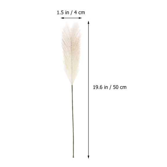 UPOUART 10pcs Simulation Dry Flower Cattails Floral Stems Artificial Holiday Decor