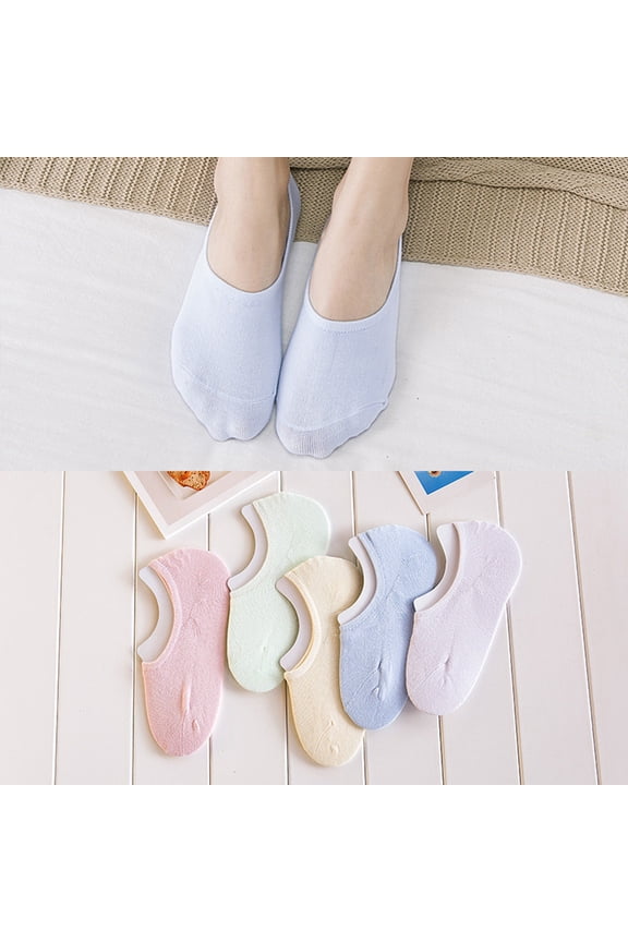 12 Pairs Invisible Short Boot Socks Odor-free Assorted Color for Women Spring Summer