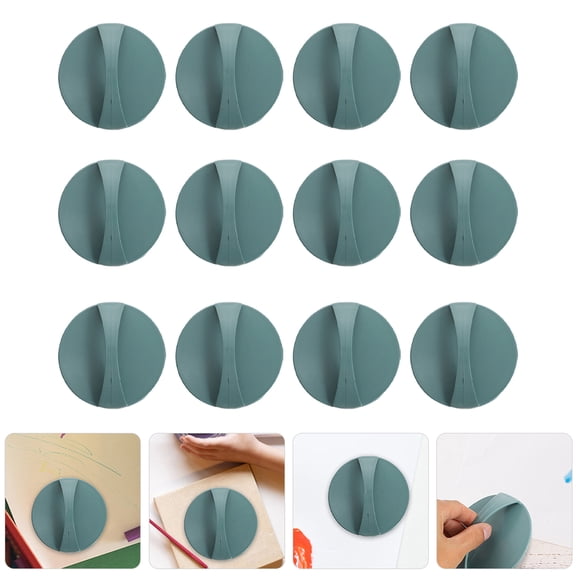 UPOUART Set of 12 Plastic Ink Mixing Stamp Plates for Printmaking, Crafting, Art Projects, and Uses