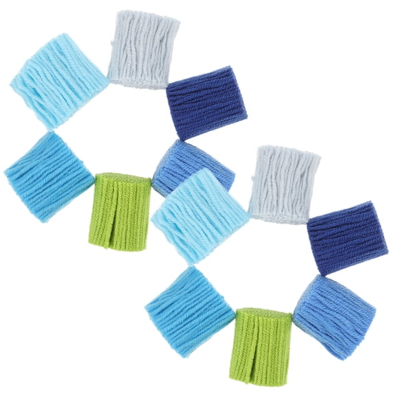 UPOUART 12Pcs Latch Hook Yarn Acrylic Fiber for Handmade Rugs Pillows and Blankets