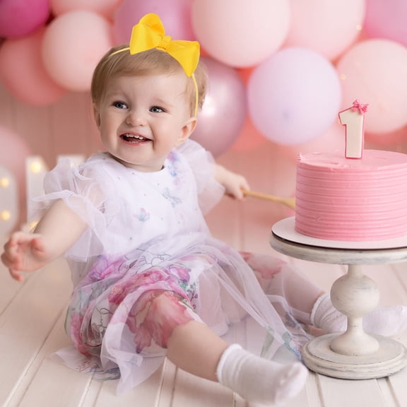 UPOUART 12Pcs Assorted Color Headbands with Sweet Bubble Bow Design for Party and Daily Use