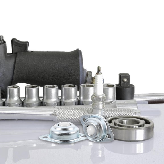 UPOUART 12Pcs Plated Silver Ball Bearing Rollers Nylon Material Furniture Transfer Wheels for Appliances