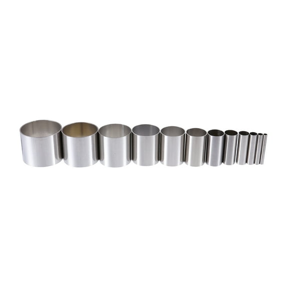 UPOUART 12Pcs Pottery Tools Supplies Silver Shape Cutting for Diy Lovers