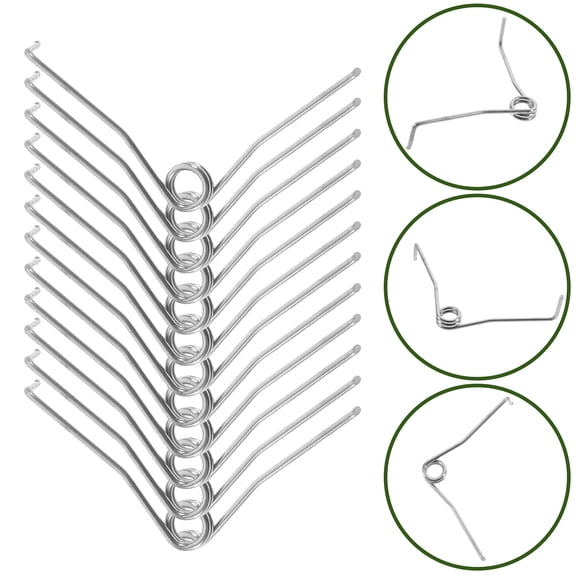 UPOUART 12Pcs Silver Steel Replacement Springs for Gardening Pruning Shears Easy to Install Durable and Strong