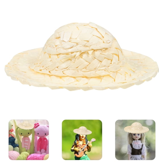 UPOUART 12Pcs Small Hat DIY Prop Straw Personalization for Birthday Parties