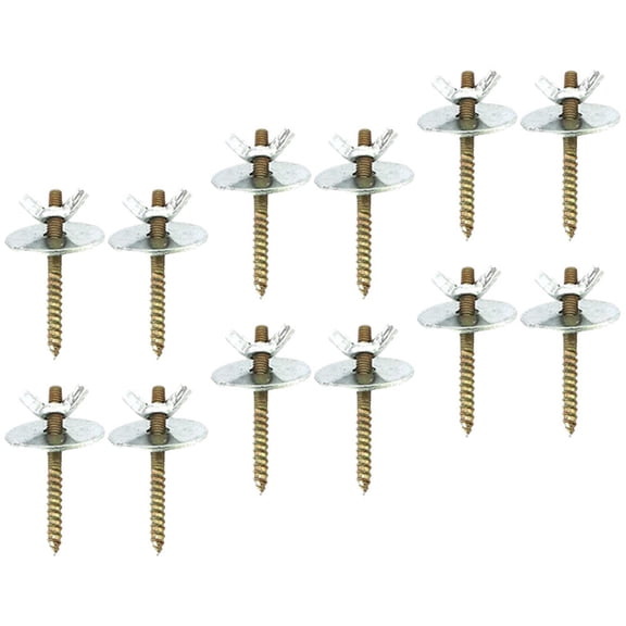 UPOUART 12 Sets Metal Birdcage Screw Kit with Gaskets for Easy Installation and Secure Use