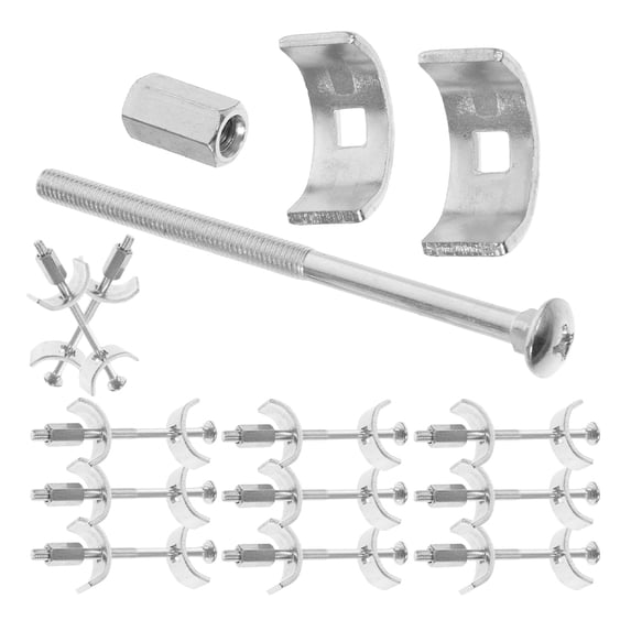 UPOUART 12pcs Countertop Joint Connectors Galvanized Steel for Secure Joining