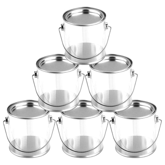 UPOUART Candy Container Food Jars with Lids PVC 12pcs