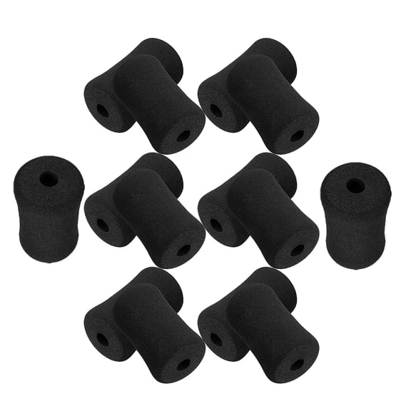UPOUART 14Pcs Black Sponge Tube Covers Soft Foam Pads for Ab Training Machine Protection