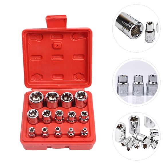 UPOUART 14-Piece Socket Set with Storage Case, Workshop Tool Organizer for Personal and