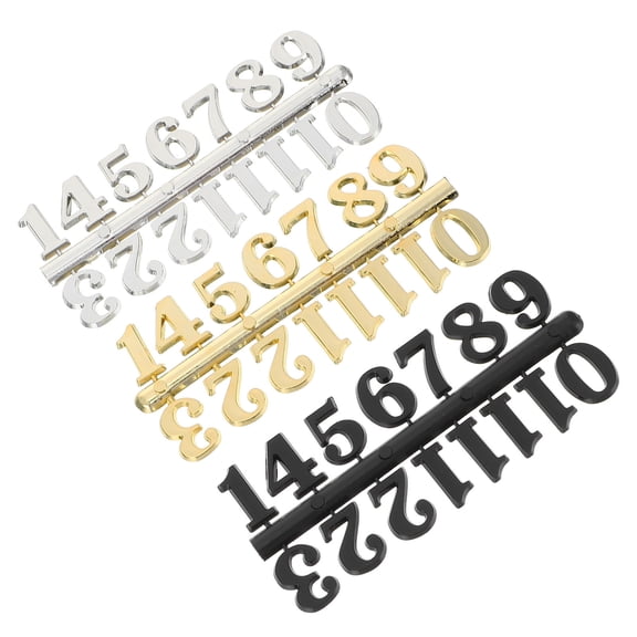 UPOUART 15 Sets Plastic Clock Accessories for Repair and Home Decoration, Space-Saving Design