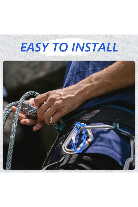 Durable Metal Buckles Blue for Hiking and Camping Upouart 15Pcs