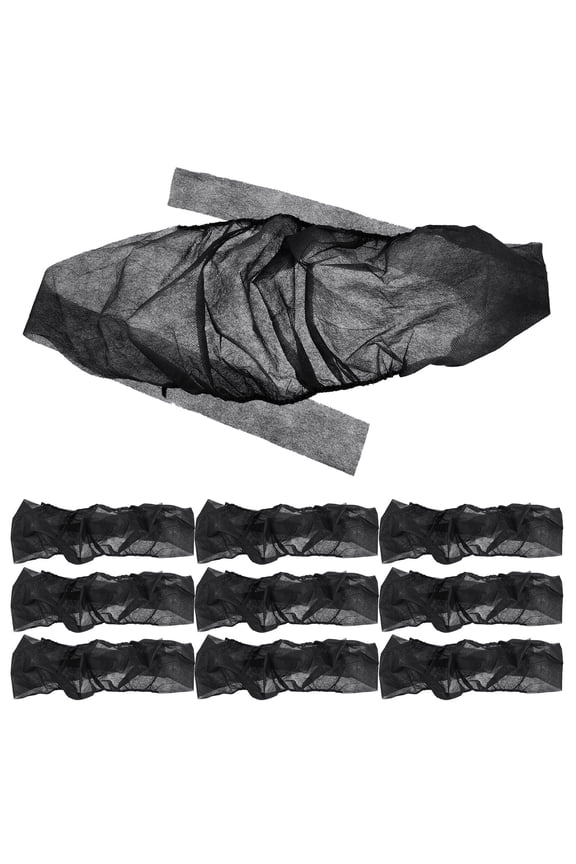 15Pcs Disposable Bras for Women Black Nonwoven Suitable for Sauna Spa