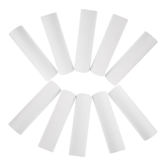 UPOUART 15Pcs Sturdy White Paper Craft Tubes for Painting Drawing and Scrapbooking Projects