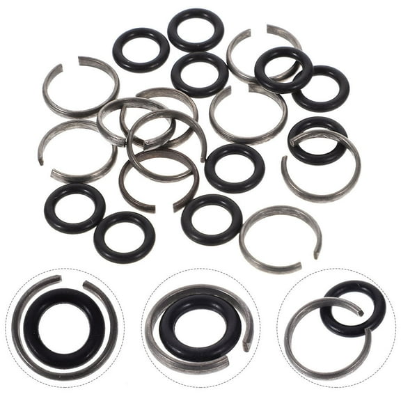 UPOUART 15Sets Impact Wrench Accessories Socket Retainer Ring Clips Elastic Snap Ring Design for Automotive Repair