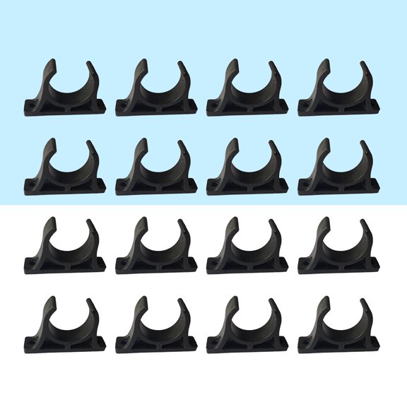 UPOUART Black Plastic Kayak Holder Clip for Small Boat 16 Pieces