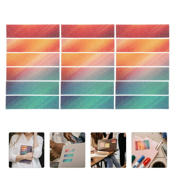 UPOUART 18Pcs Sensory Pipes Calm Stickers for Touch Sensory on Desktop