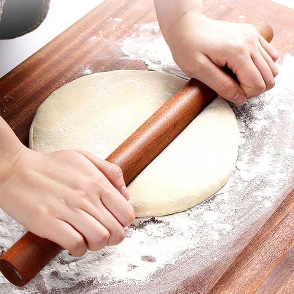 UPOUART Wooden Pastry Roller for Professional Baking, Dough Rolling Pin for Home and Commercial Use