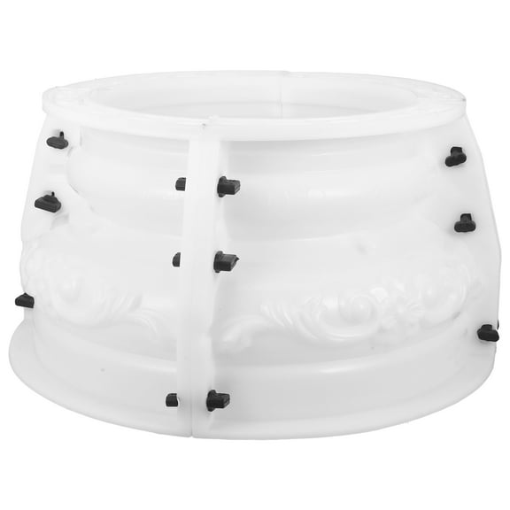 UPOUART Roman Column Base Concrete Mold Plastic for Balcony Decor Garden Patio Outdoor Crafts