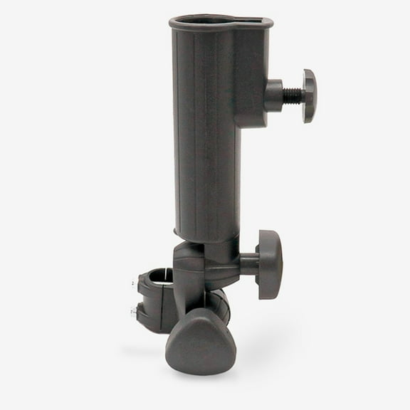 UPOUART 1Pack Easy Install Golf Umbrella Mount Plastic Black Golf Cart Compact Umbrella Bracket