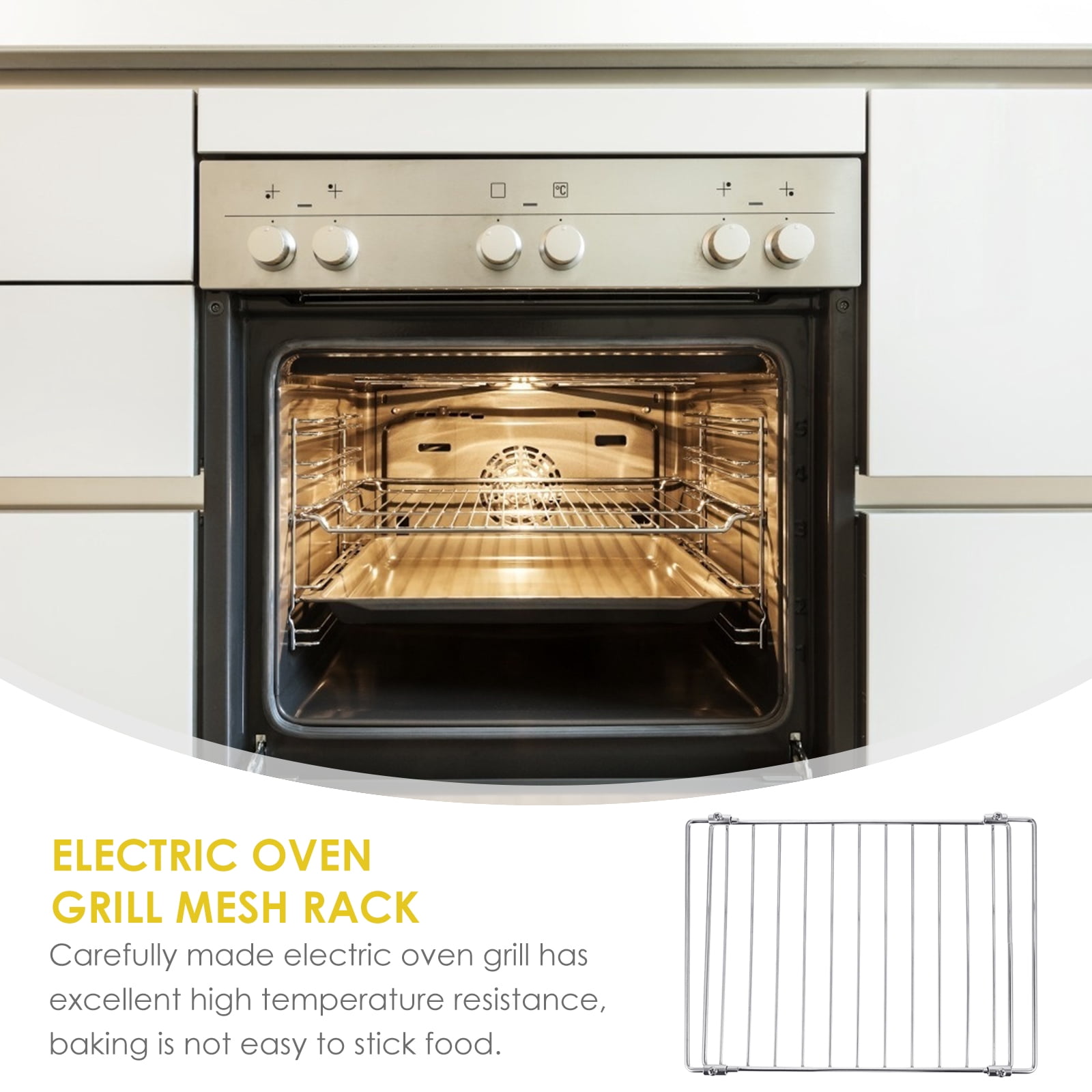 Electric Cooker Rack UPOUART 1Pack Electric Oven Rack Stainless Steel Rectangular For Non ...