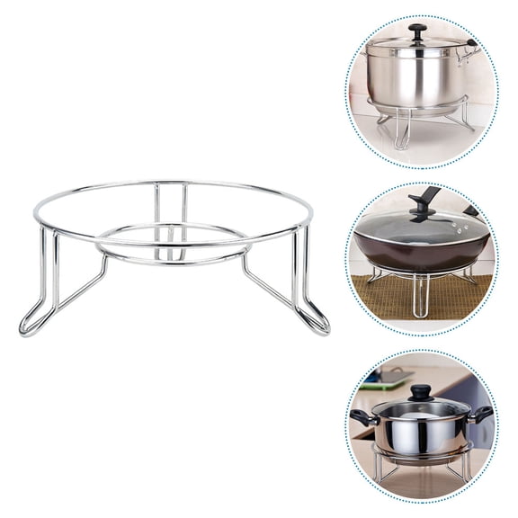 UPOUART 1Pack Heatproof Stainless Steel Pot Trivets for Homeowners Cooking Kitchen
