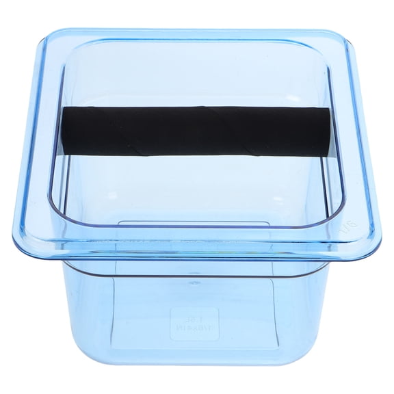 UPOUART Knock Box for Espresso - 1 Pack Acrylic Sky Rectangular Container for Home & Commercial Use