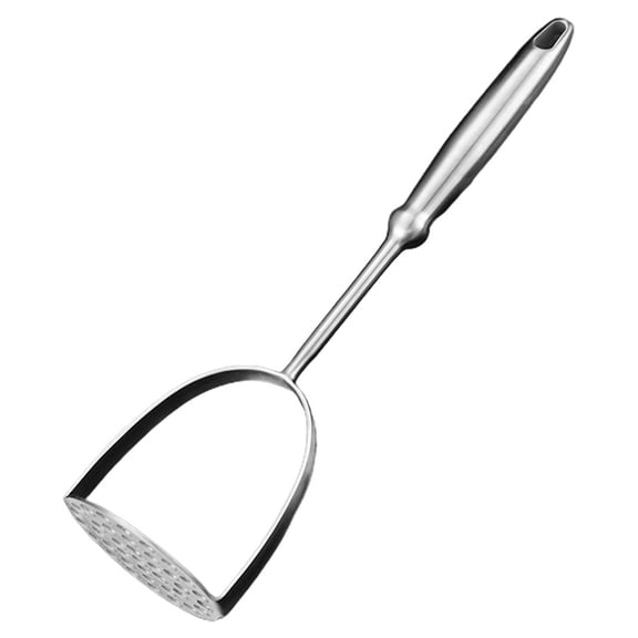 UPOUART 1Pack Metal Potato Masher Stainless Steel Ergonomic Handle for Home Kitchen Tool 31.5X8CM