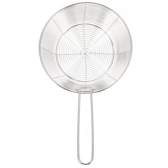UPOUART Stainless Steel Deep Frying Basket with Round Handle, Kitchen Fry Tool for Crispy Frying, 1 Set