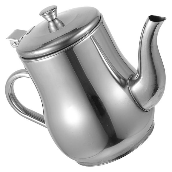 UPOUART Oil Filter Pot Oil Kettle Stainless Steel Temperature Resistant Home Users Cooking 1Set