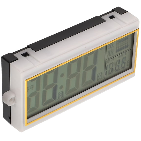 UPOUART 1Pack Rectangular Diy Design Wall Clock With Temperature Display Suitable For Large Rooms