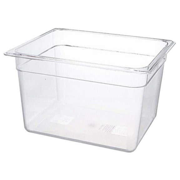UPOUART Transparent Slow Cooking Bins Slow Cooker Container Plastic for Outdoor Cooking 1Pack
