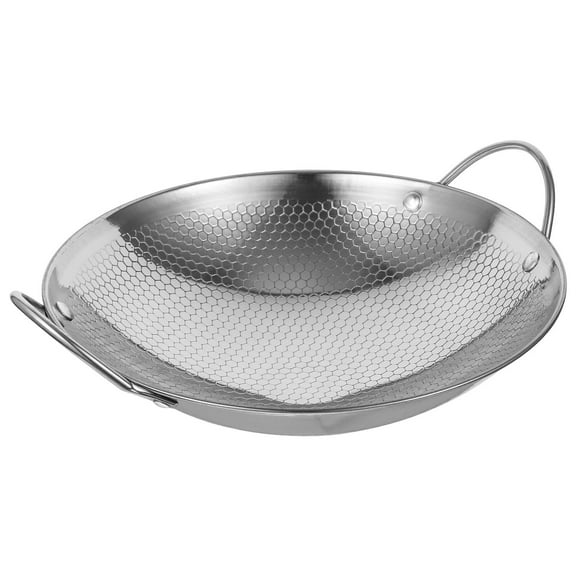 UPOUART Stainless Steel Seafood Hot Pot with Handle, 1-Pack Cookware for Boiling Crab, Lobster, and Shellfish