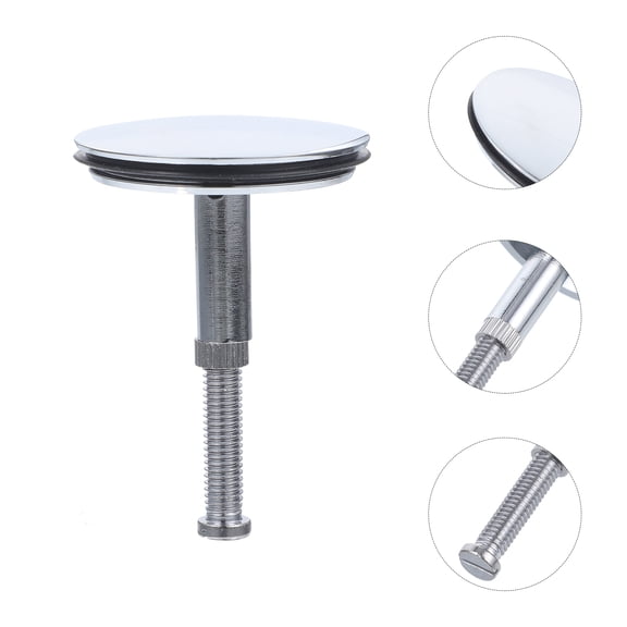 UPOUART Black Copper Bath Tub Drain Plug, Fast Draining Anti-Clog Bathroom Sink and Bathtub Drain, Easy to Install