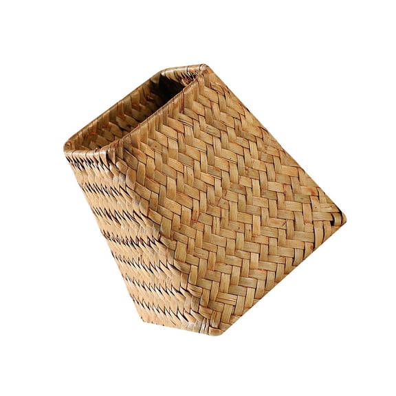 UPOUART 1Pack Woven Flower Basket Chocolate Plastic Sorting Home Users Craft Room Back to School