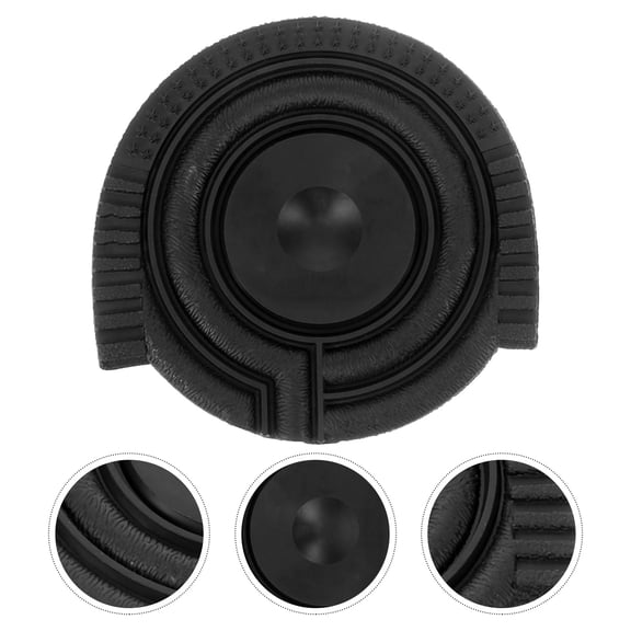 UPOUART Anti-Skid Shoe Pads Black Rubber Noise Reduction for Car 1Pair