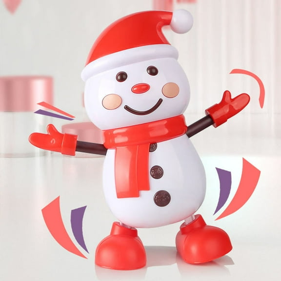 UPOUART 1Pc Adorable Electric Snowman Robot Perfect for Christmas and Festive Home Decoration