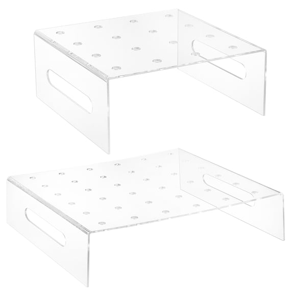 UPOUART Clear Acrylic Dessert Stand 1Pc Transparent Cake Holder Display for Bakery and Party Use