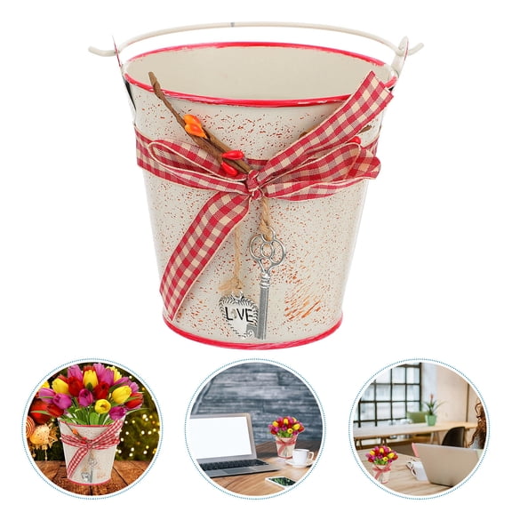 UPOUART 1Pc Decorative Vintage Flower Pot Elegant Holder For Photographers Gifting