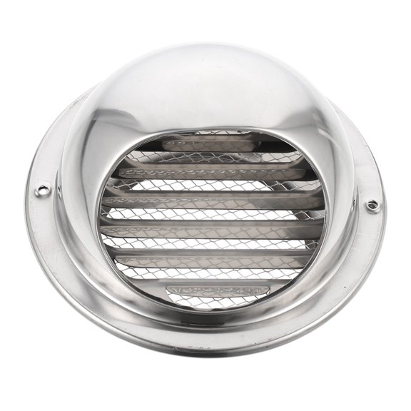UPOUART 1Pc Durable Stainless Steel Smoke Outlet Cover Vent Windproof Rainproof Home Use