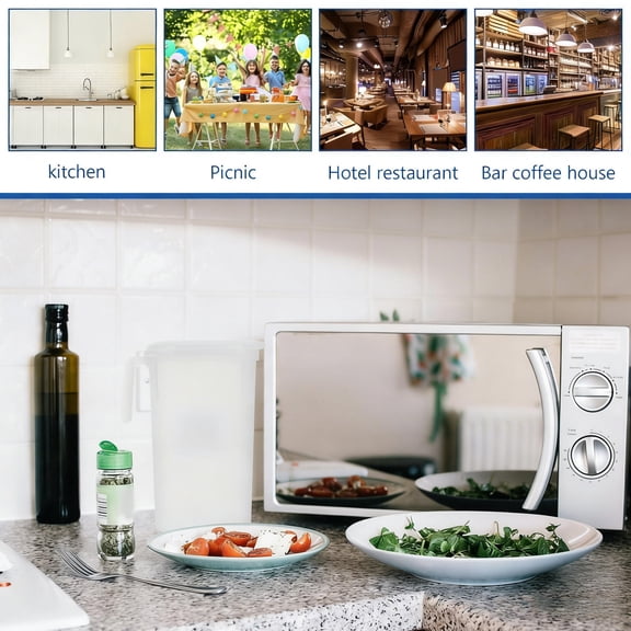 UPOUART 1Pc Household Transparent Plastic Cooling Water Bottle Large Capacity