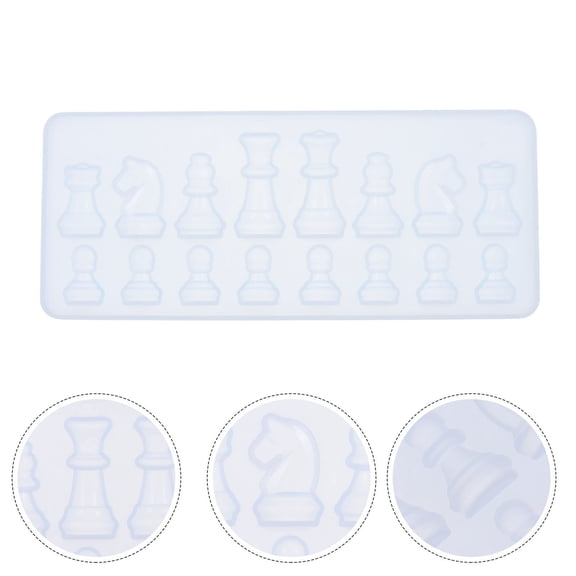 UPOUART Transparent Silicone Baking Mold with Unique Chess Pattern Design, Non-Stick Flexible Kitchen Bakeware, 1 Piece