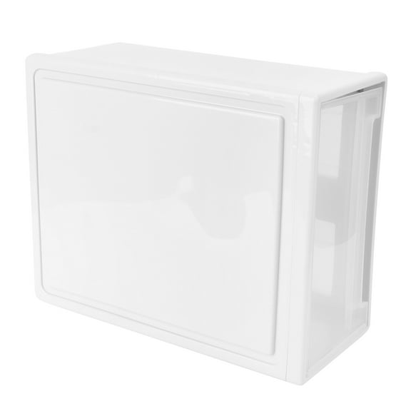 UPOUART 1Pc Plastic Storage With Drawers Grey Large Capacity Organization Storage Container