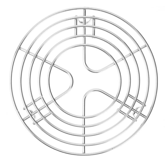 UPOUART 1Pc Plated Silver Stainless Steel Steamer Stand with Heavy Duty Stable Design for Kitchen